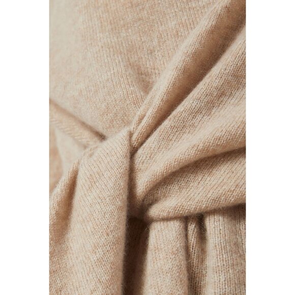 SIMKHAI Anna Cashmere Wrap Sweater GRAY SAGE GREEN Womens Size XS - Picture 4 of 11